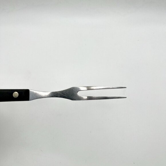 Vintage Ekco Vanadium Stainless Steel USA Carving Fork Mid Century 9” MCM Retro - Picture 6 of 7
